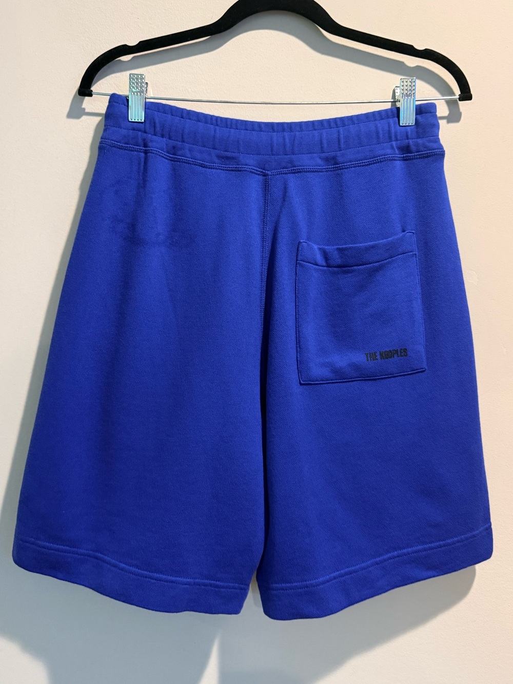 NWT The Kooples Royal Blue French Terry Sweat Shorts Size Small Drawstring - Picture 2 of 6